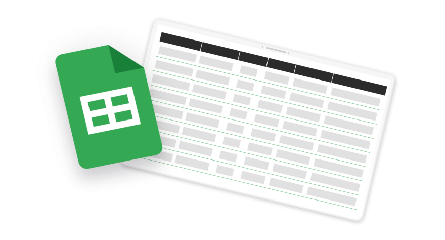 illustration of the Microsoft Excel icon and a spreadsheet