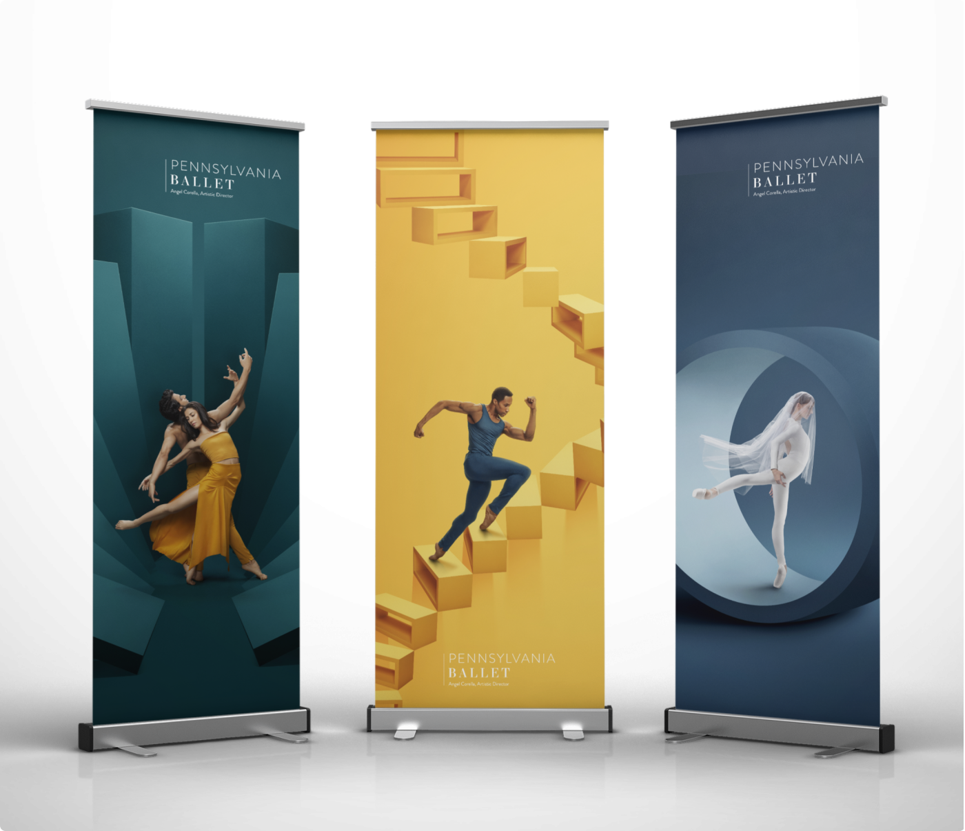 3 Standing Banners from the Pennsylvania Ballet