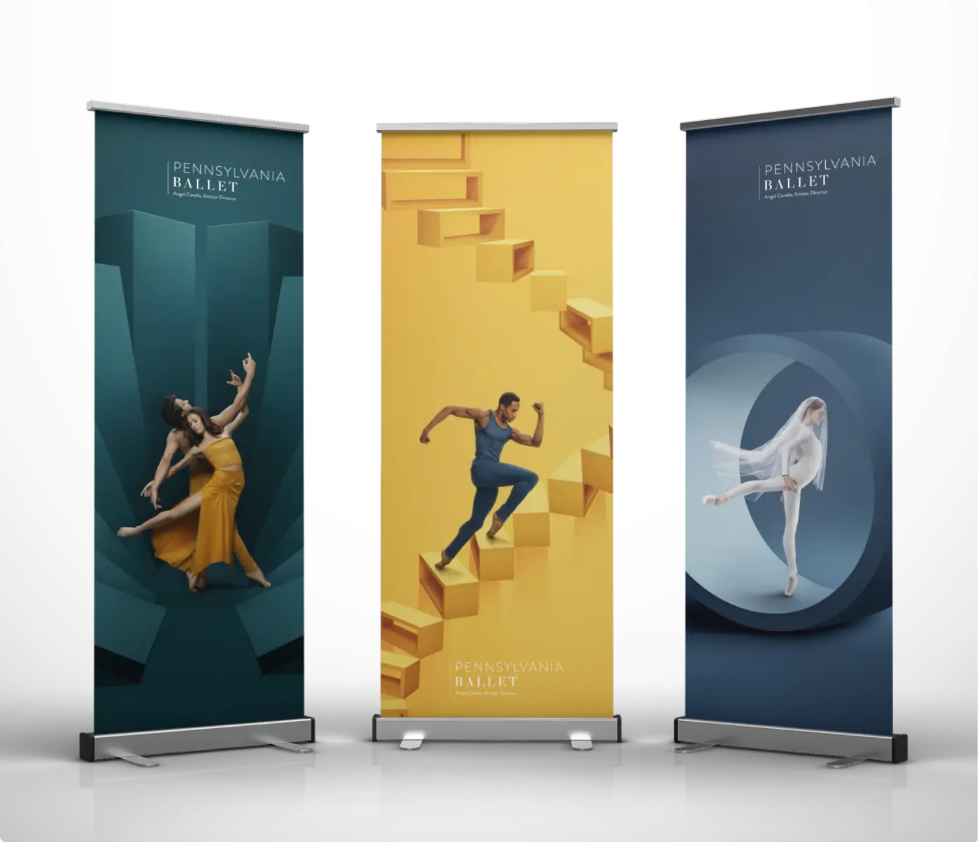 3 Standing Banners from the Pennsylvania Ballet
