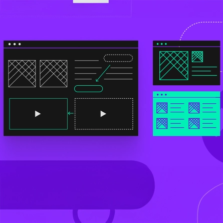 Visual Frameworks of a webpage exploring different way to layout content