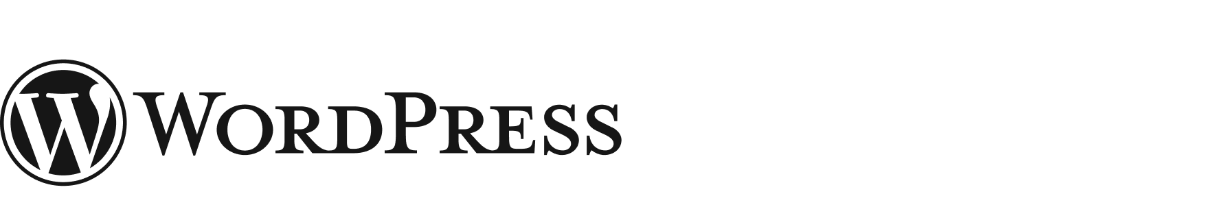 WordPress Logo with the W inside a circle