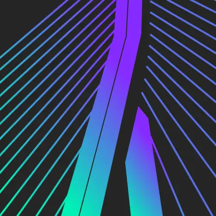 Stylized bridge graphic symbolizing Boston web design expertise.