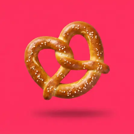 Golden salted Philadelphia soft pretzel — local web development agency serving Philly businesses